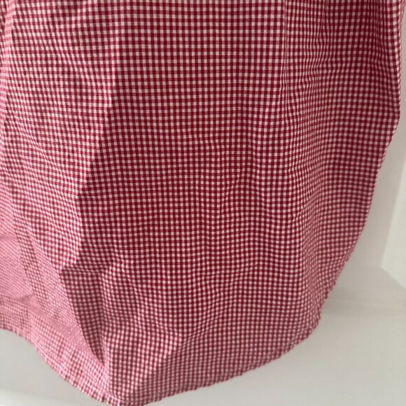 Vintage Quizz Red Gingham Button Up Shirt Women's Plus Size 22 Embroidered Stars - Picture 15 of 16
